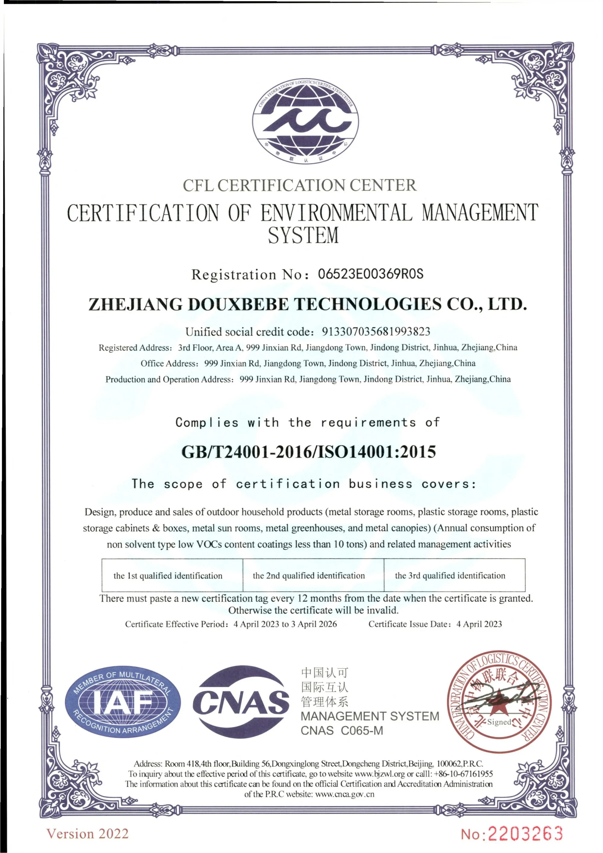 Testing & Validation 26 ISO14001-2