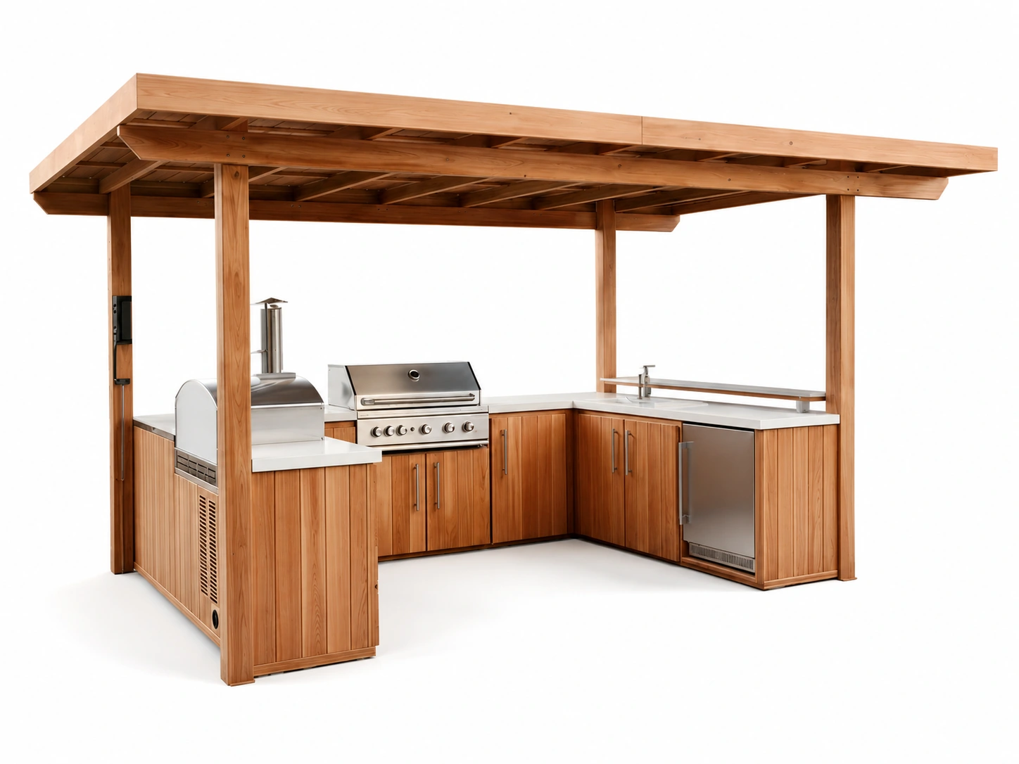 wooden-outdoor-kitchen