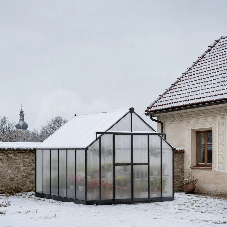10x12-ft-aluminium-gable-roof-greenhouse-with-polycarbonate-panels-s-series-scene-3