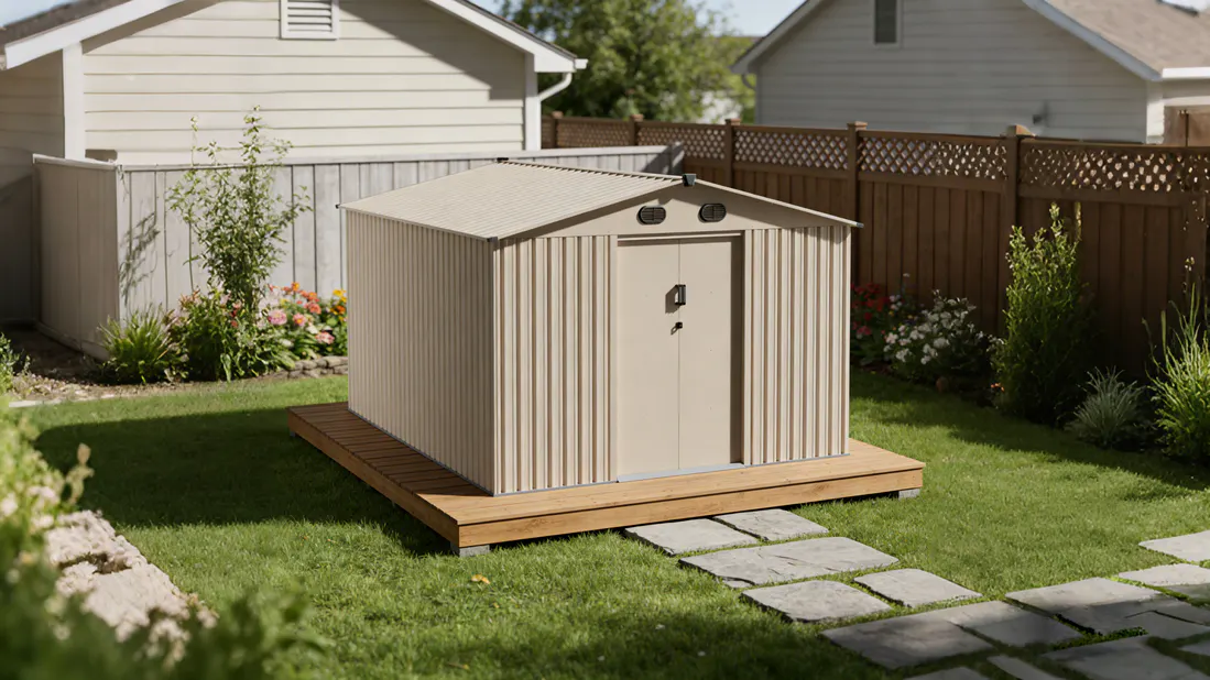 10x12-ft-gable-roof-metal-storage-shed-ks-scene-2