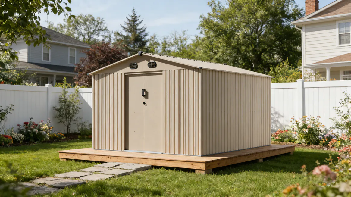 10x12-ft-gable-roof-metal-storage-shed-ks-scene-4
