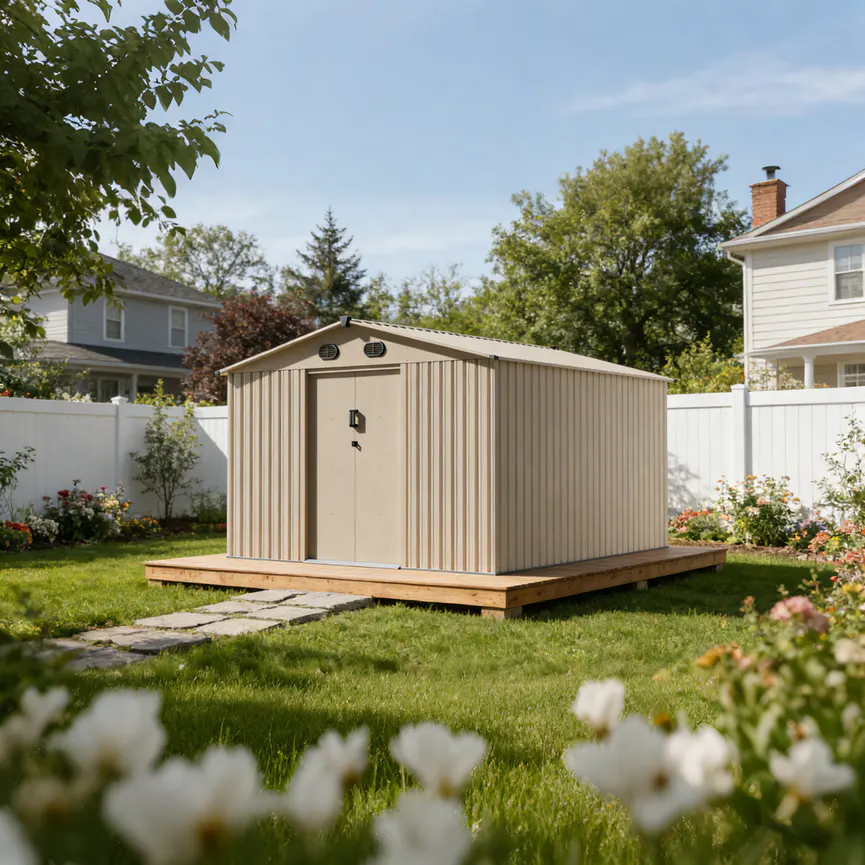 10x12-ft-gable-roof-metal-storage-shed-ks-scene-5