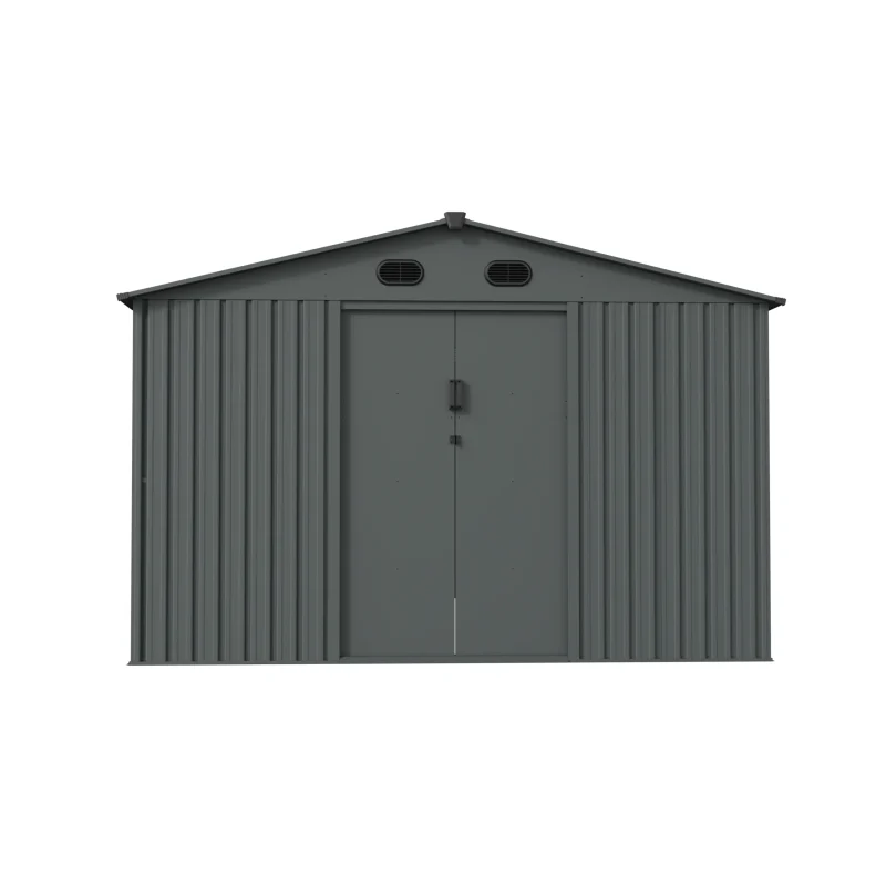 10 x 14 ft Gable Roof Metal Storage Shed | KS 6 10x14-ft-gable-roof-metal-storage-shed-ks-product-1