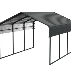 10 x 15 ft Open-Sided Metal Carport with Horizontal Tile Roof 11 10x15-ft-open-sided-metal-carport-with-horizontal-tile-roof-product-1-scaled