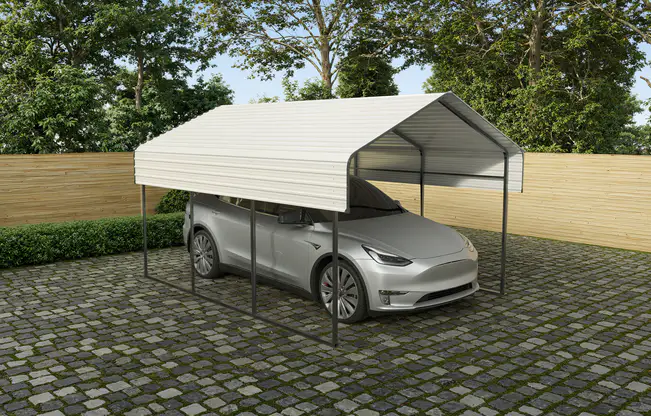 10x15-ft-open-sided-metal-carport-with-horizontal-tile-roof-scene-10