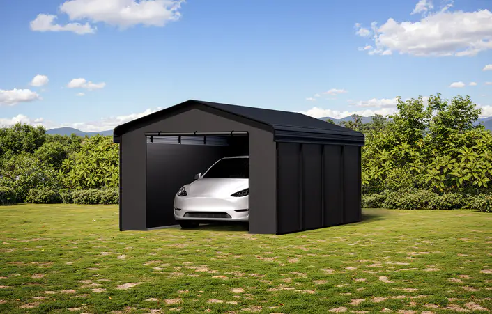 10x15-ft-open-sided-metal-carport-with-horizontal-tile-roof-scene-3