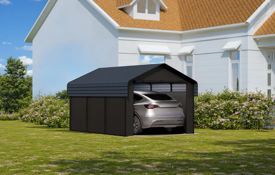 10x15-ft-open-sided-metal-carport-with-horizontal-tile-roof-scene-6