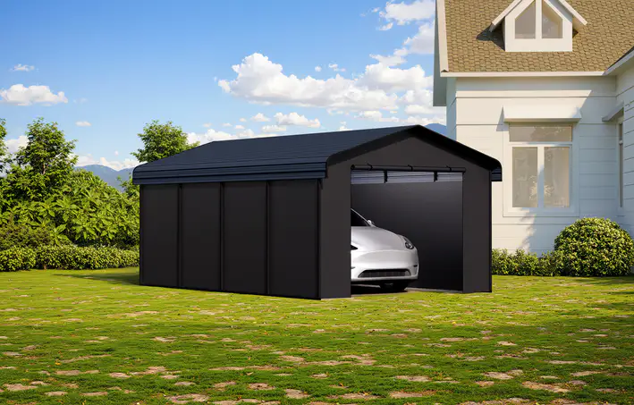 10x15-ft-open-sided-metal-carport-with-horizontal-tile-roof-scene-9