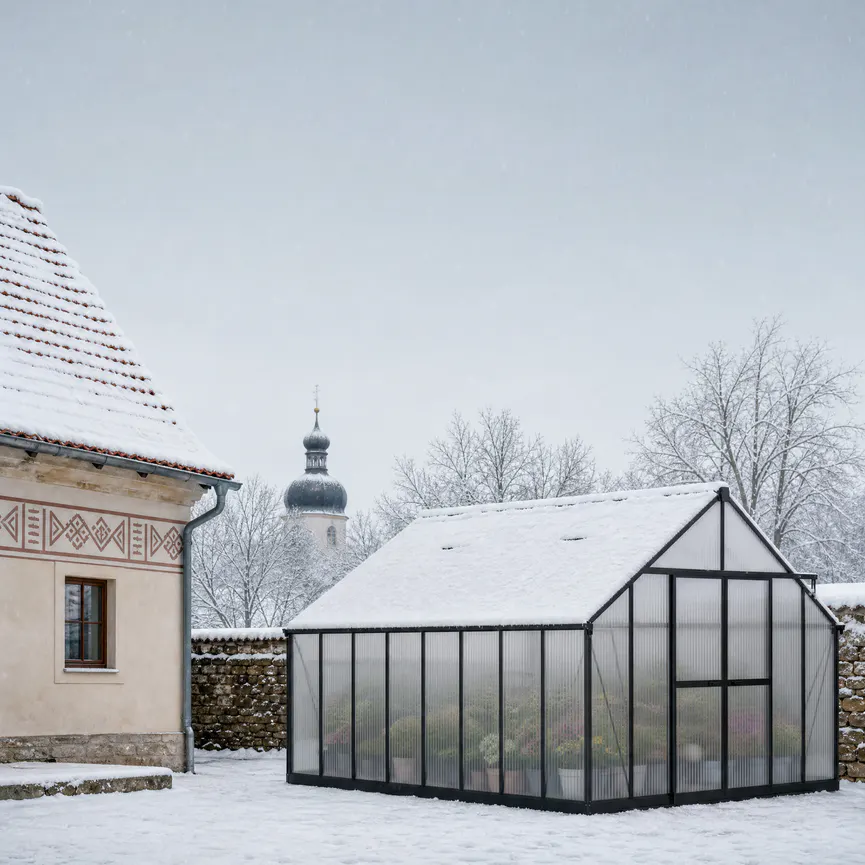 10x16-ft-aluminium-gable-roof-greenhouse-with-polycarbonate-panels-s-series-scene-2