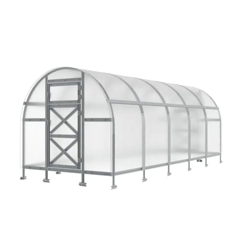 10 x 16 ft Steel Arched Roof Greenhouse 10 10x16-ft-steel-arched-roof-greenhouse-product-1