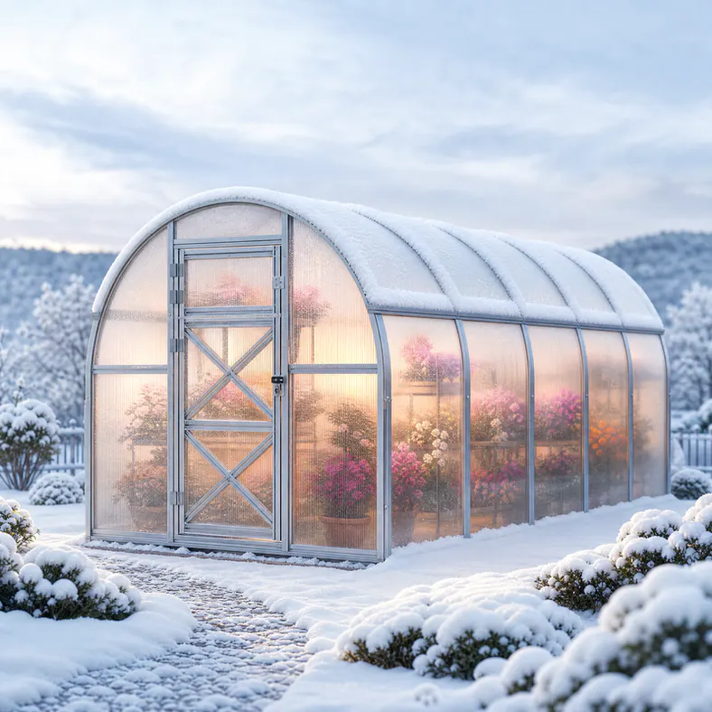10x16-ft-steel-arched-roof-greenhouse-scene-2
