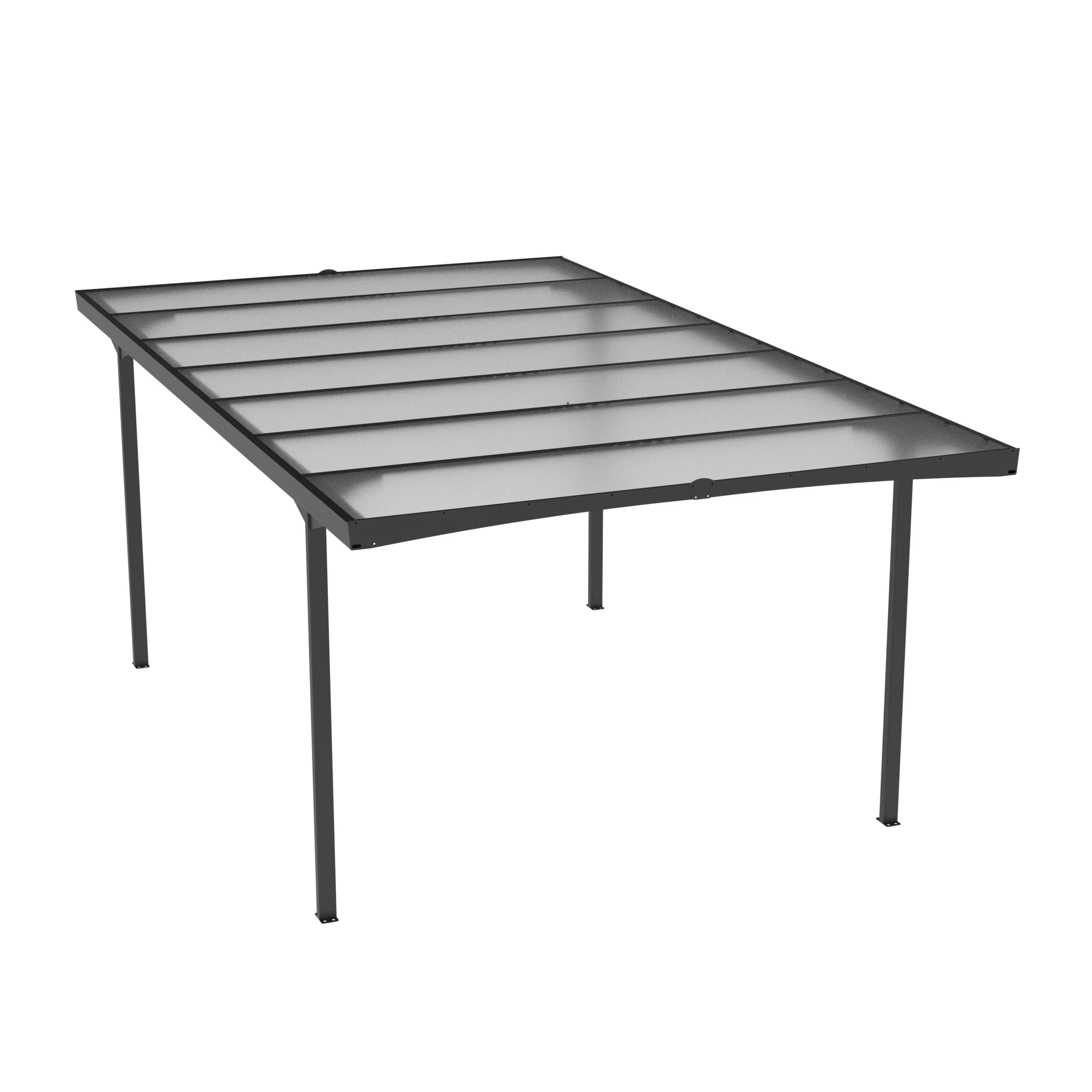 10 x 17 ft Aluminium Flat Roof Carport 1 10x17-ft-aluminium-flat-roof-carport-product-1