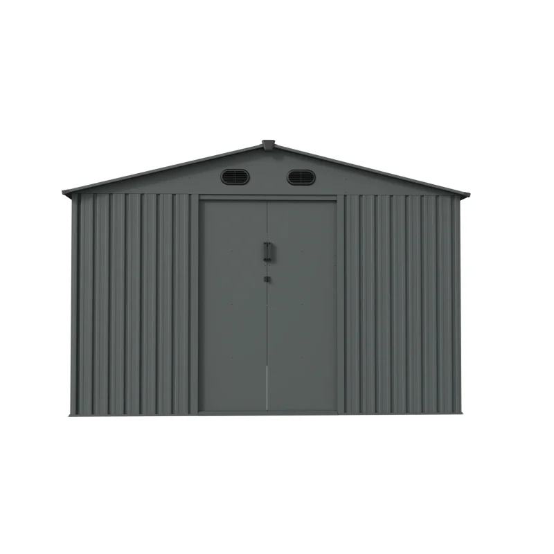 10 x 20 ft Gable Roof Metal Storage Shed | KS 5 10x20-ft-gable-roof-metal-storage-shed-ks-product-1
