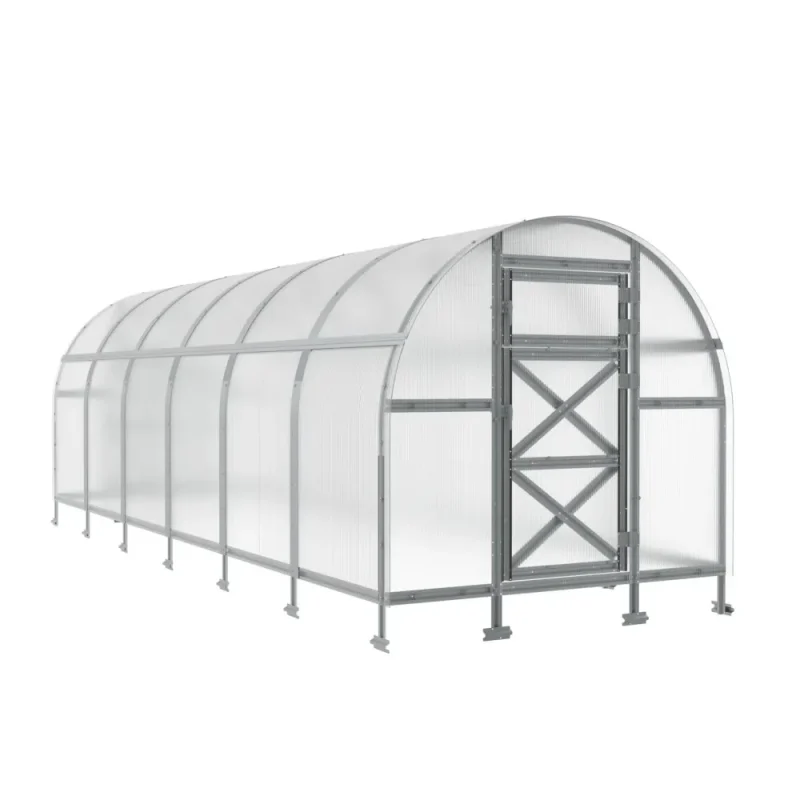 10 x 20 ft Steel Arched Roof Greenhouse 9 10x20-ft-steel-arched-roof-greenhouse-product-1