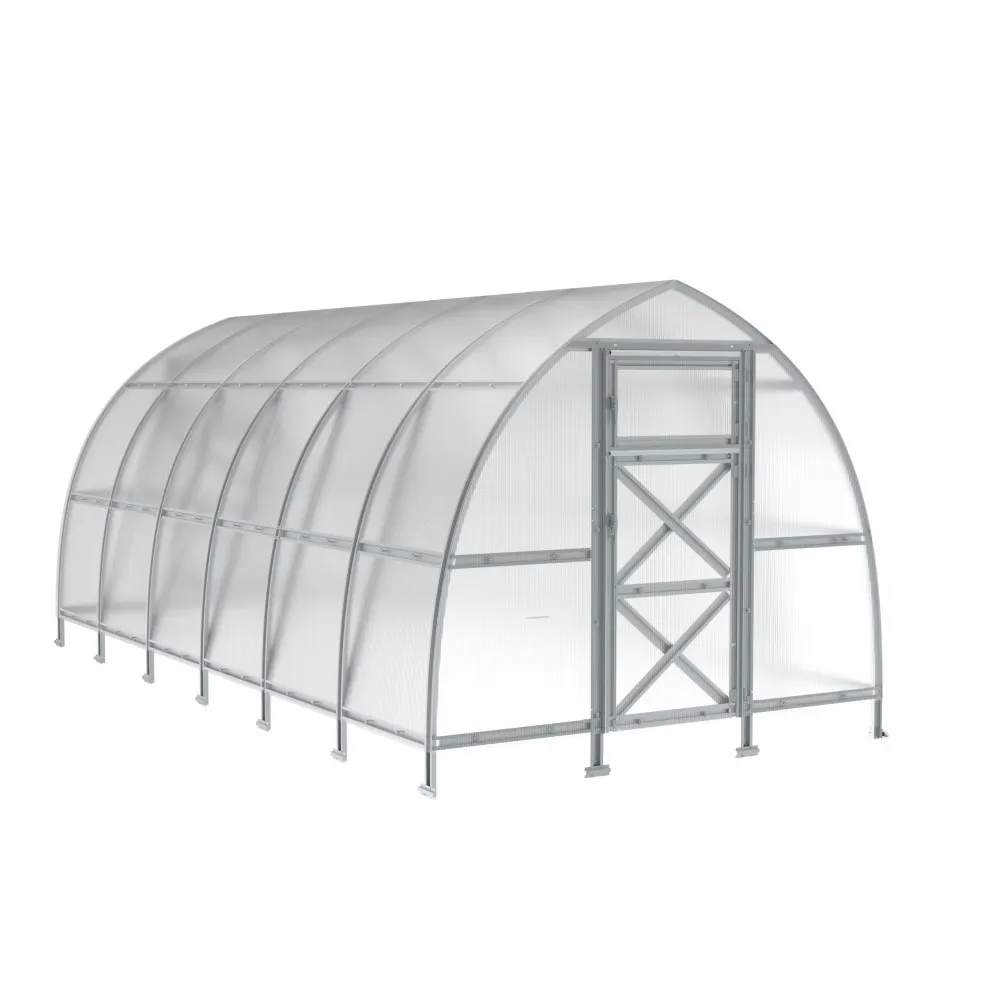 10 x 20 ft Steel Pointed Arch Roof Greenhouse 1 10x20-ft-steel-pointed-arch-roof-greenhouse-product-1
