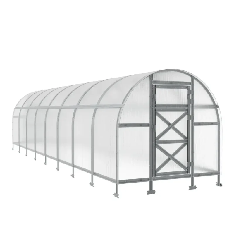 10 x 26 ft Steel Arched Roof Greenhouse 7 10x26-ft-steel-arched-roof-greenhouse-product