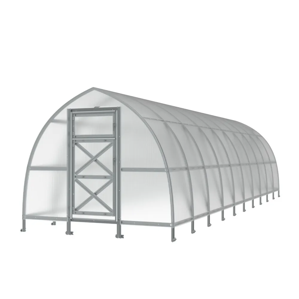 10 x 34 ft Steel Pointed Arch Roof Greenhouse 2 10x34-ft-steel-pointed-arch-roof-greenhouse-product-2