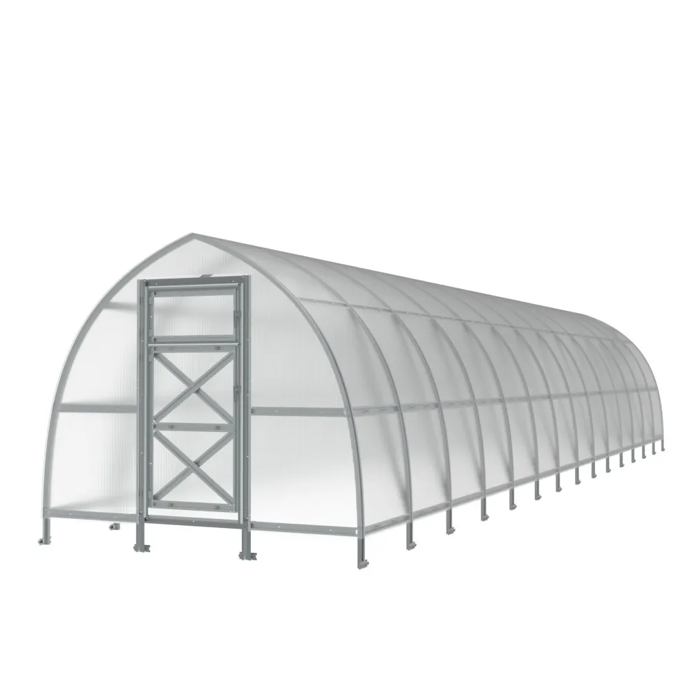 10 x 46 ft Steel Pointed Arch Roof Greenhouse 2 10x46-ft-steel-pointed-arch-roof-greenhouse-product-2