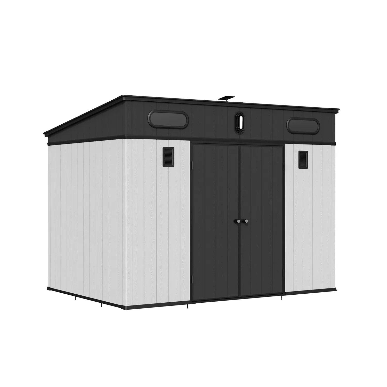10 x 7 ft Pent Roof Resin Storage Shed | KC 1 10x7-ft-pent-roof-resin-storage-shed-kc-product-1