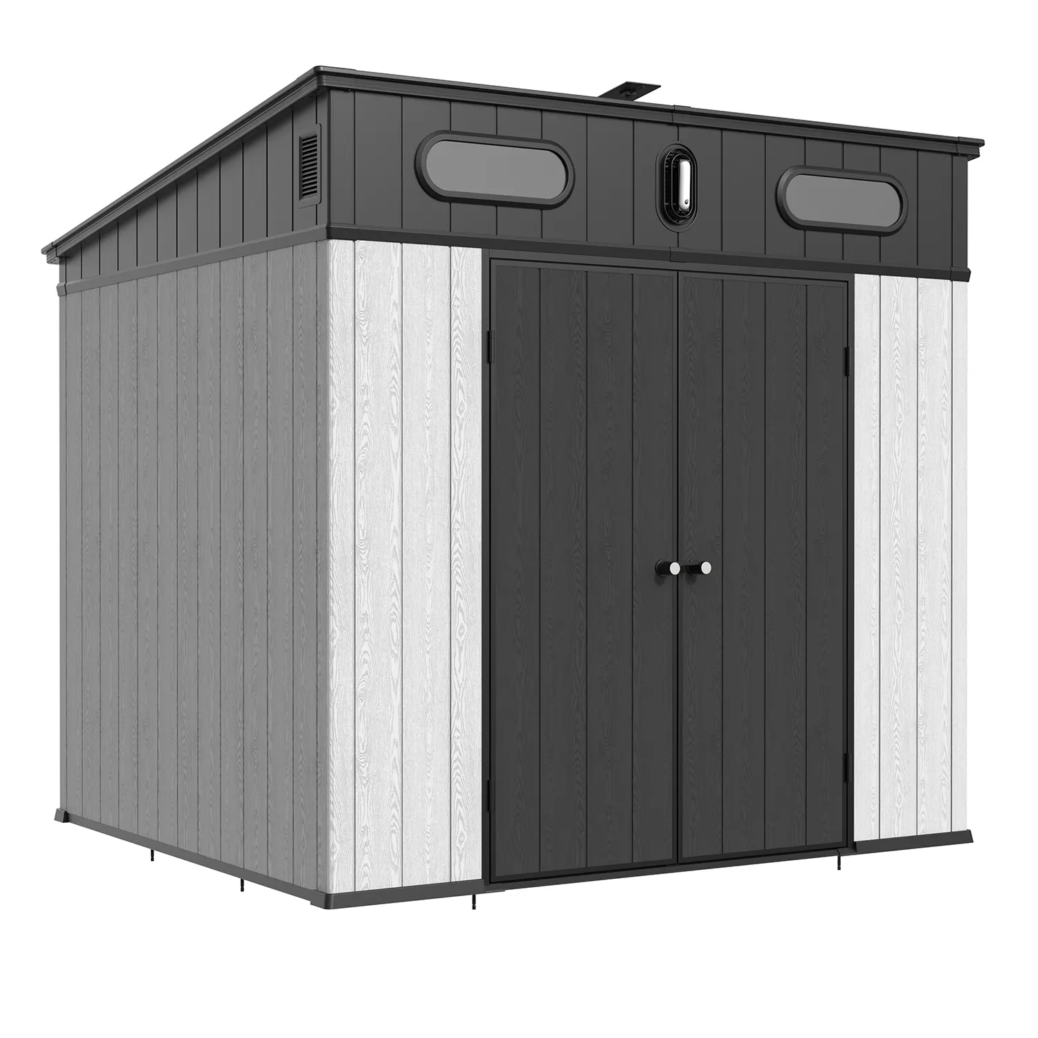10 x 7 ft Pent Roof Resin Storage Shed | KC 10 10x7-ft-pent-roof-resin-storage-shed-kc-product-10