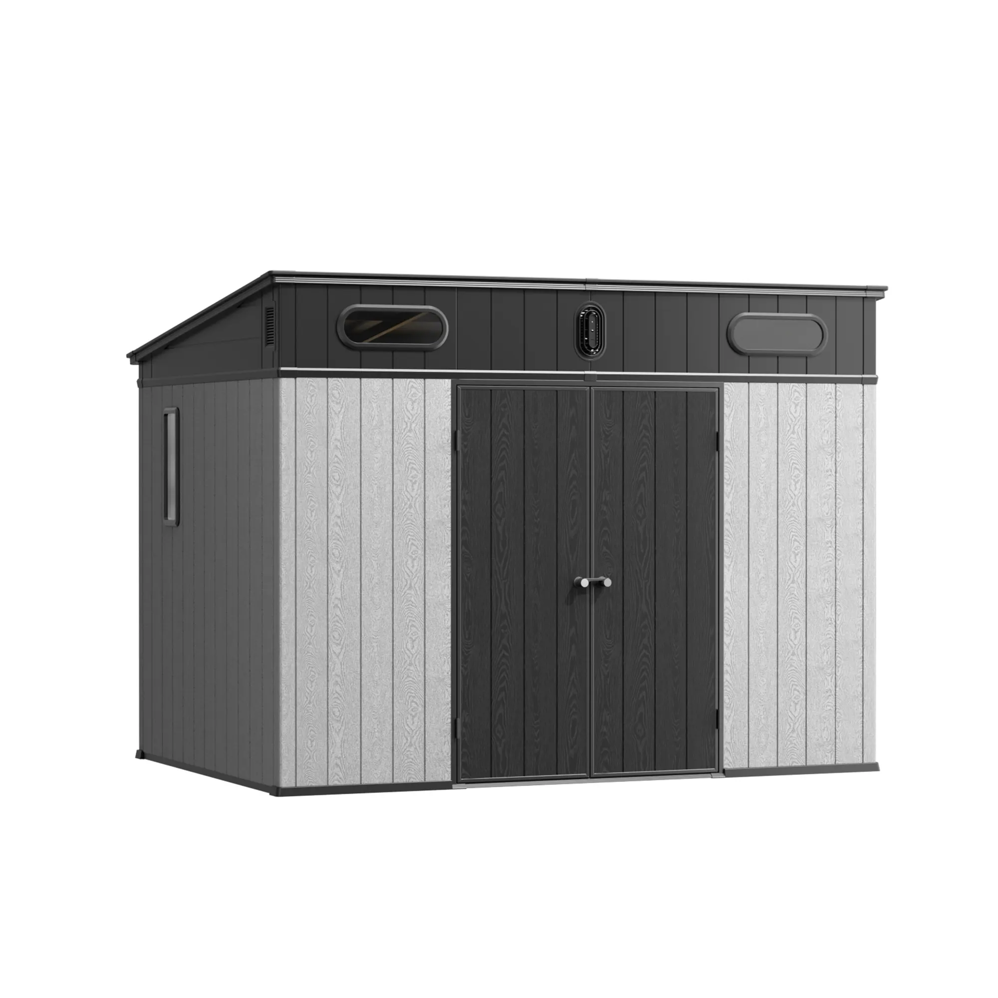 10 x 7 ft Pent Roof Resin Storage Shed | KC 4 10x7-ft-pent-roof-resin-storage-shed-kc-product-4