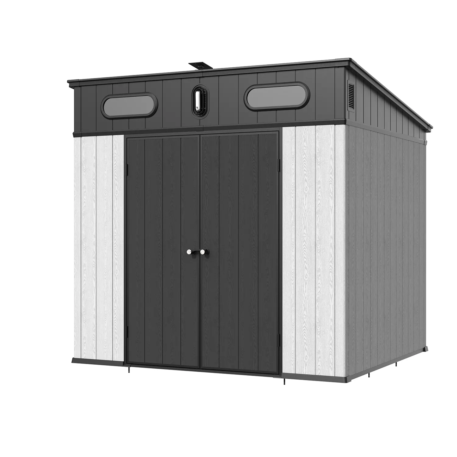 10 x 7 ft Pent Roof Resin Storage Shed | KC 6 10x7-ft-pent-roof-resin-storage-shed-kc-product-6
