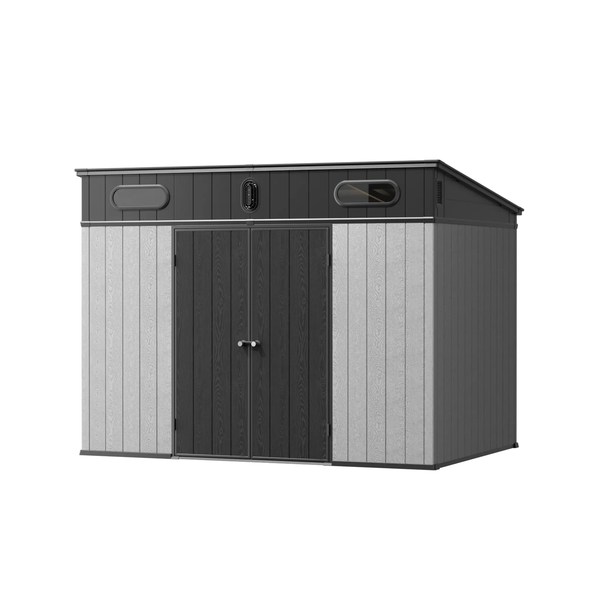 10 x 7 ft Pent Roof Resin Storage Shed | KC 7 10x7-ft-pent-roof-resin-storage-shed-kc-product-7