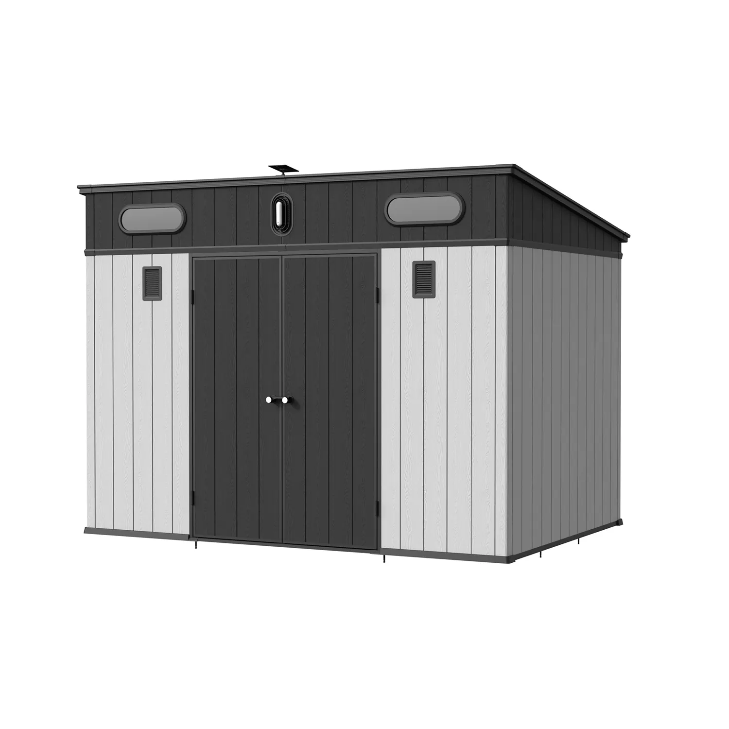 10 x 7 ft Pent Roof Resin Storage Shed | KC 8 10x7-ft-pent-roof-resin-storage-shed-kc-product-8