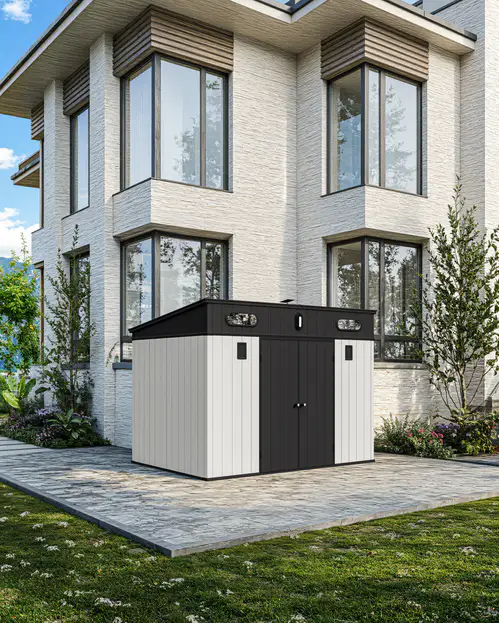 10x7-ft-pent-roof-resin-storage-shed-kc-scene-2