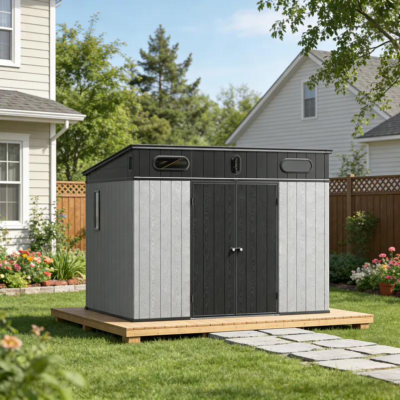 10x7-ft-pent-roof-resin-storage-shed-kc-scene-7