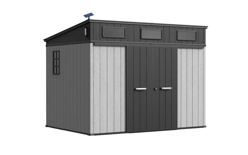 10 x 7 ft Pent Roof Resin Storage Shed | KC2 Pro 8 10x7-ft-pent-roof-resin-storage-shed-kc2-pro-product-1