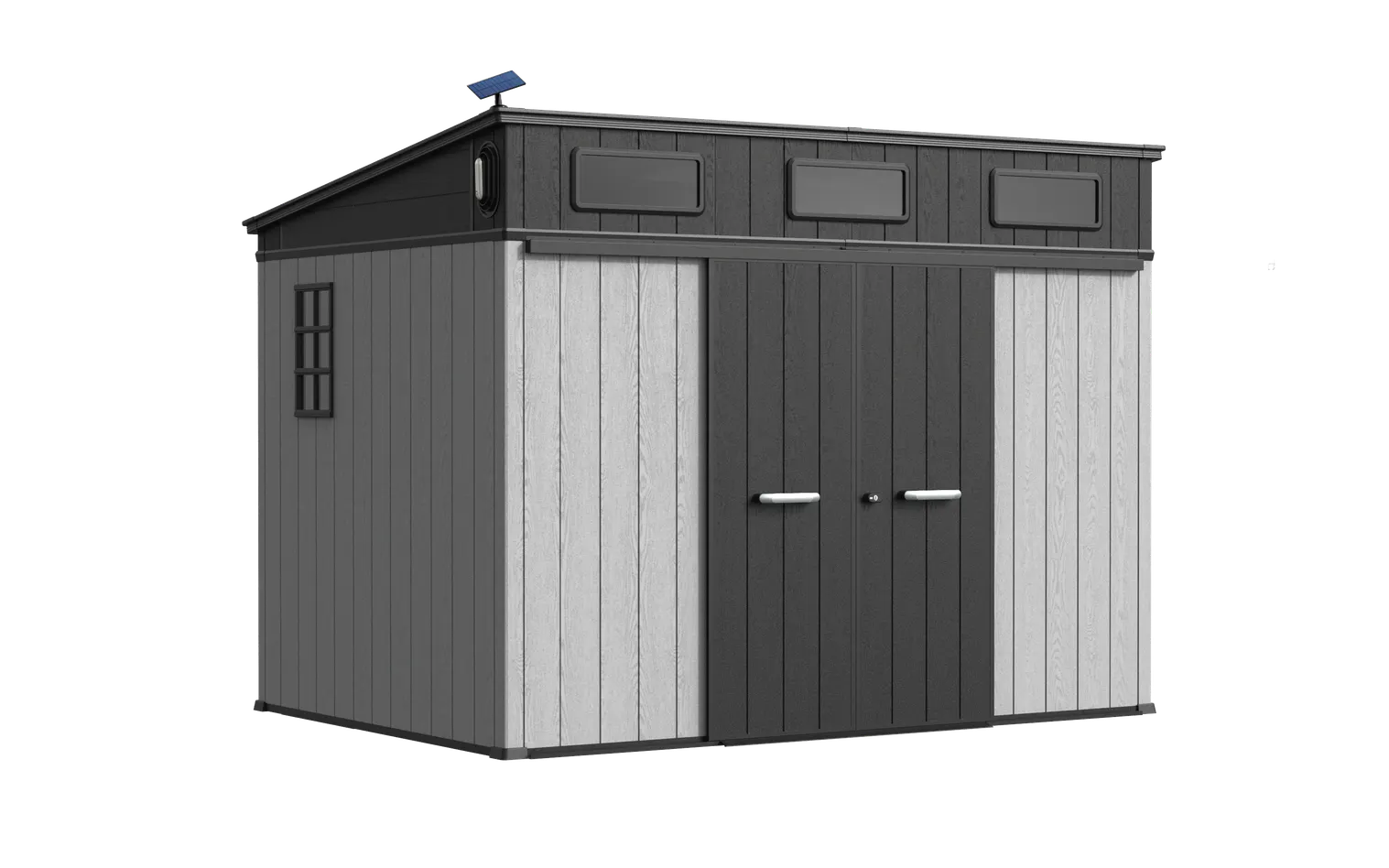 10 x 7 ft Pent Roof Resin Storage Shed | KC2 Pro 1 10x7-ft-pent-roof-resin-storage-shed-kc2-pro-product-1
