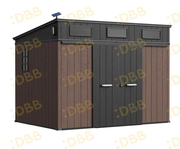 10 x 7 ft Pent Roof Resin Storage Shed | KC2 Pro 10 10x7-ft-pent-roof-resin-storage-shed-kc2-pro-product-10