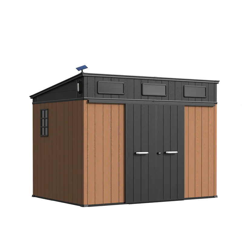 10 x 7 ft Pent Roof Resin Storage Shed | KC2 Pro 12 10x7-ft-pent-roof-resin-storage-shed-kc2-pro-product-12