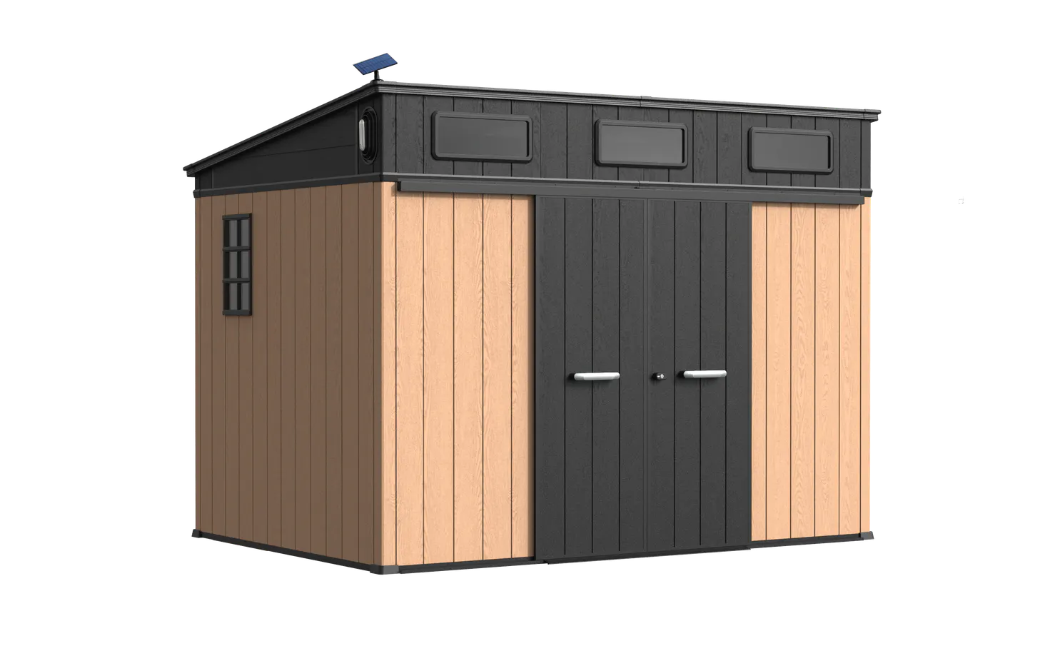 10 x 7 ft Pent Roof Resin Storage Shed | KC2 Pro 13 10x7-ft-pent-roof-resin-storage-shed-kc2-pro-product-13