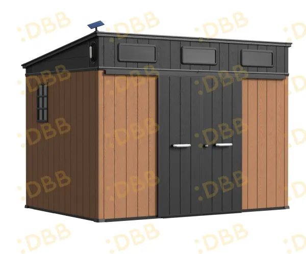 10 x 7 ft Pent Roof Resin Storage Shed | KC2 Pro 14 10x7-ft-pent-roof-resin-storage-shed-kc2-pro-product-14