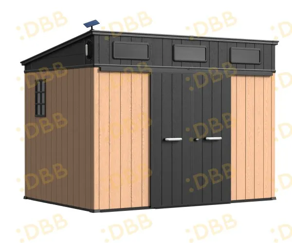 10 x 7 ft Pent Roof Resin Storage Shed | KC2 Pro 15 10x7-ft-pent-roof-resin-storage-shed-kc2-pro-product-15