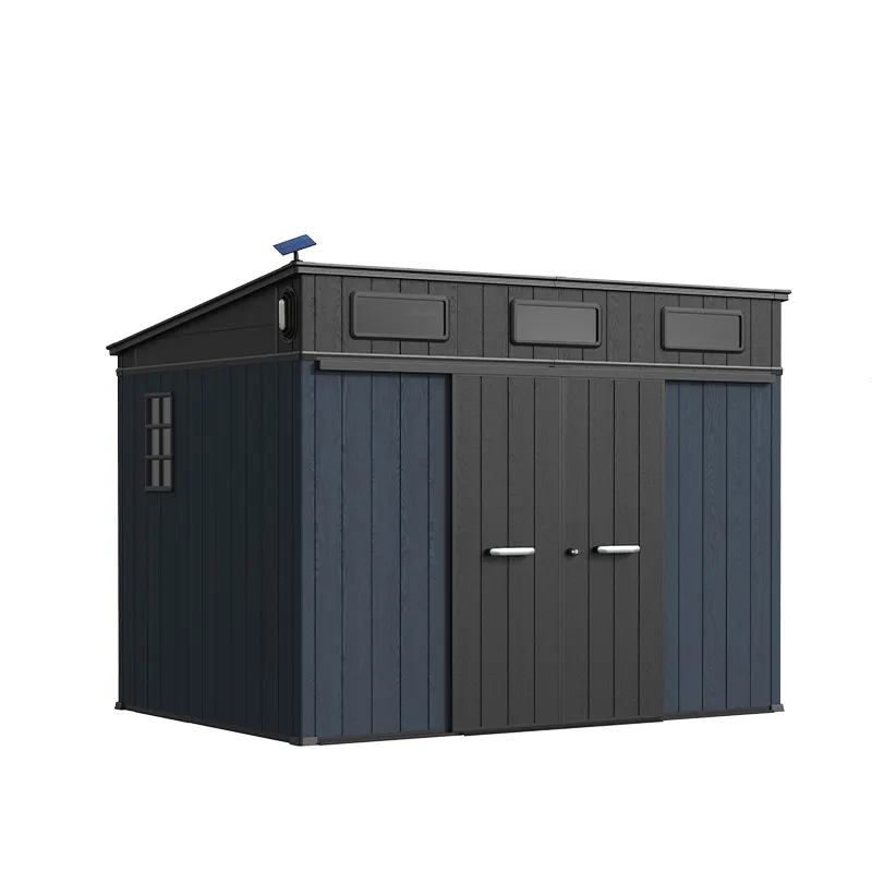 10 x 7 ft Pent Roof Resin Storage Shed | KC2 Pro 3 10x7-ft-pent-roof-resin-storage-shed-kc2-pro-product-3