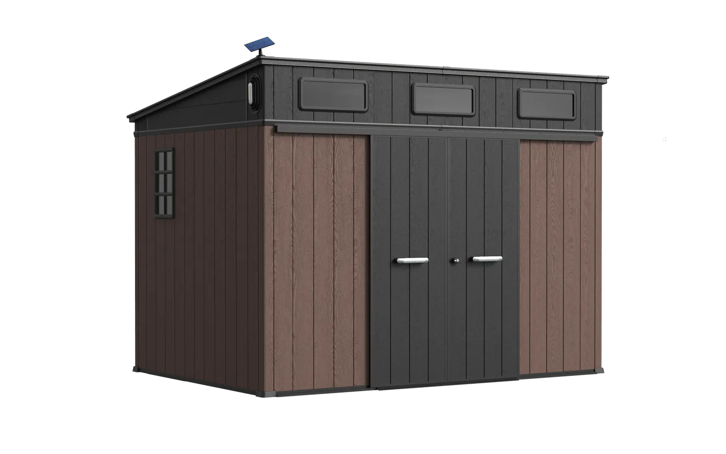 10 x 7 ft Pent Roof Resin Storage Shed | KC2 Pro 5 10x7-ft-pent-roof-resin-storage-shed-kc2-pro-product-5