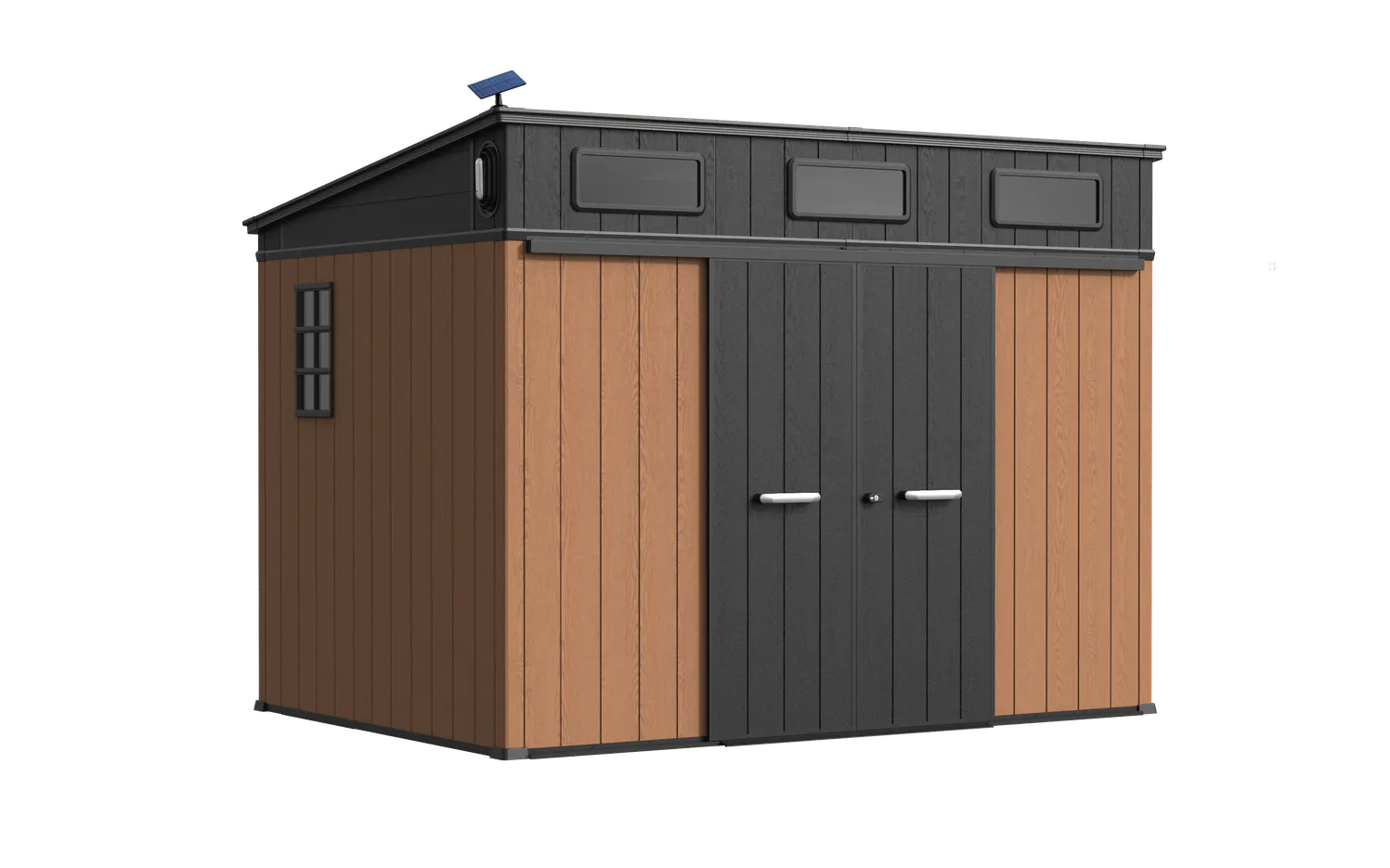 10 x 7 ft Pent Roof Resin Storage Shed | KC2 Pro 8 10x7-ft-pent-roof-resin-storage-shed-kc2-pro-product-8
