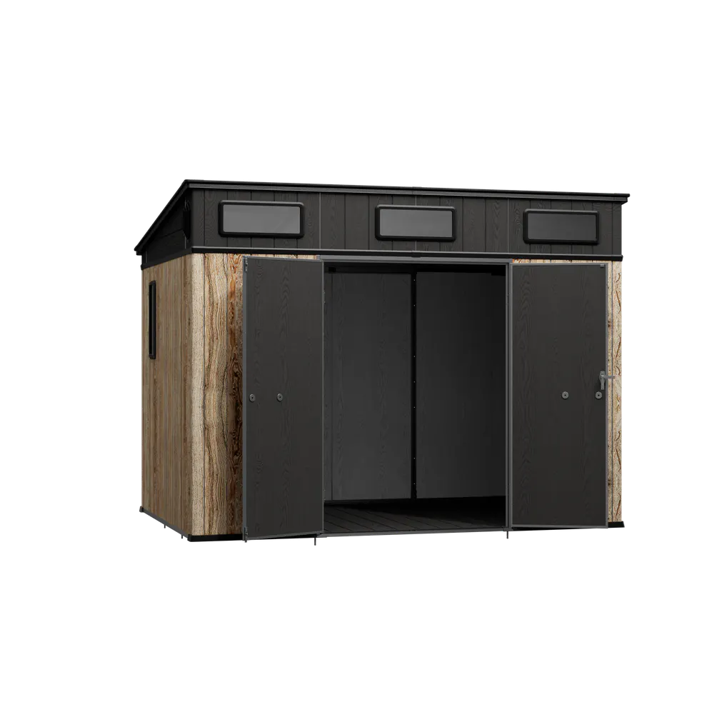 10 x 7 ft Pent Roof Resin Storage Shed | KC2 1 10x7-ft-pent-roof-resin-storage-shed-kc2-product-1