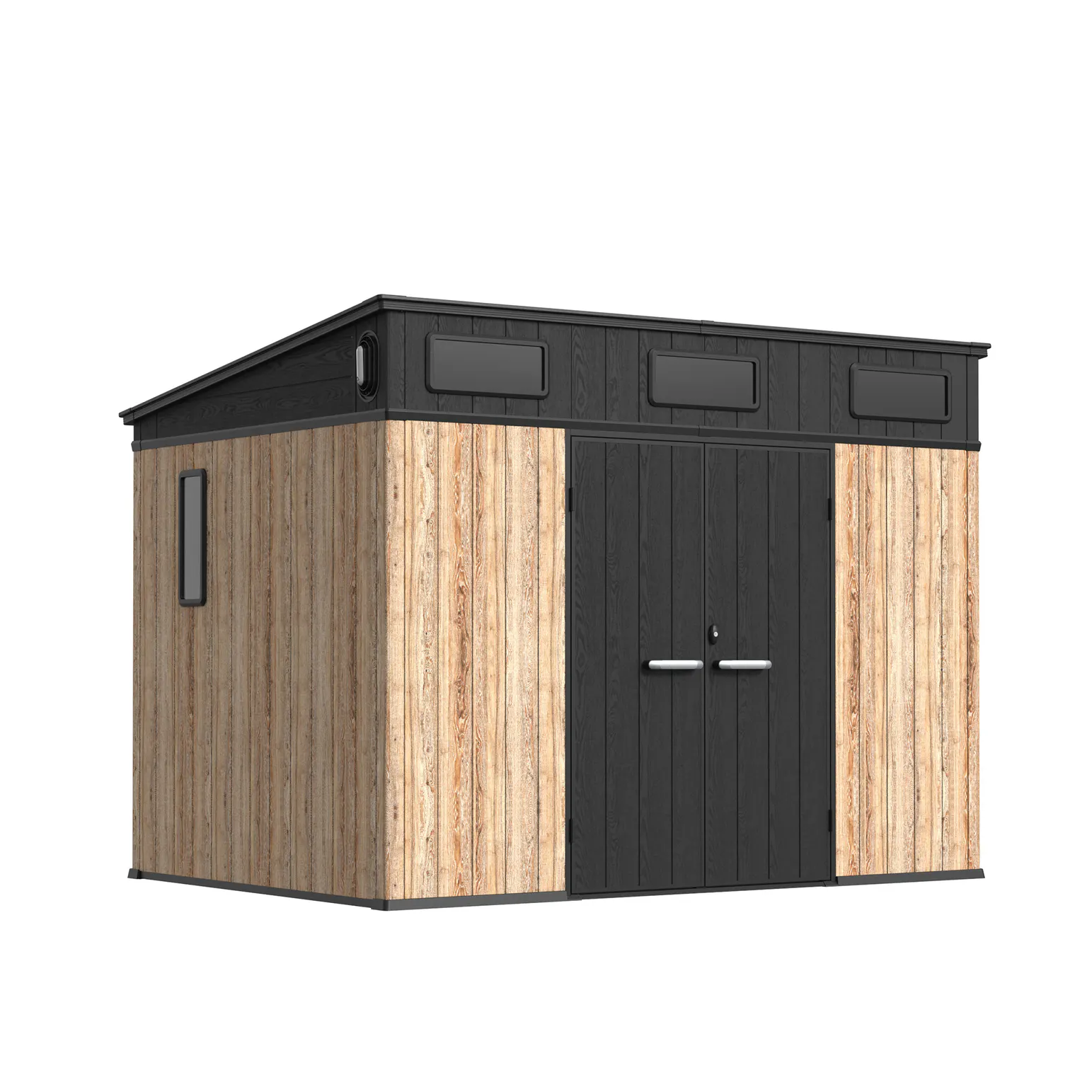 10 x 7 ft Pent Roof Resin Storage Shed | KC2 10 10x7-ft-pent-roof-resin-storage-shed-kc2-product-10