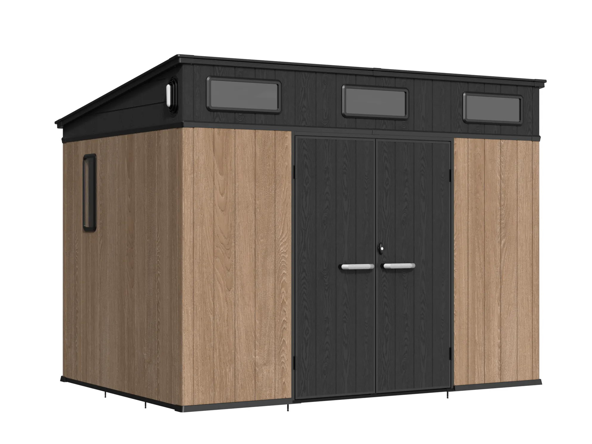 10 x 7 ft Pent Roof Resin Storage Shed | KC2 5 10x7-ft-pent-roof-resin-storage-shed-kc2-product-5