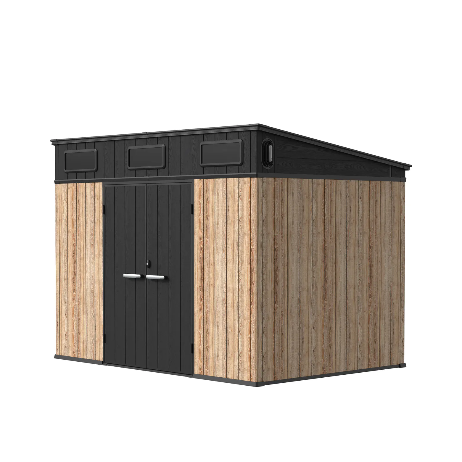 10 x 7 ft Pent Roof Resin Storage Shed | KC2 7 10x7-ft-pent-roof-resin-storage-shed-kc2-product-7