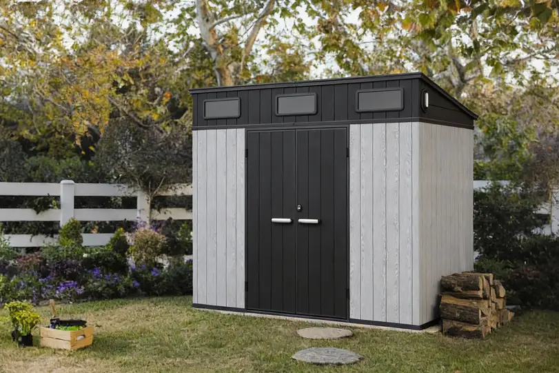 10x7-ft-pent-roof-resin-storage-shed-kc2-scene-1