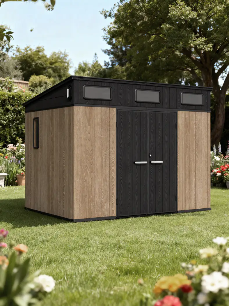 10x7-ft-pent-roof-resin-storage-shed-kc2-scene-2