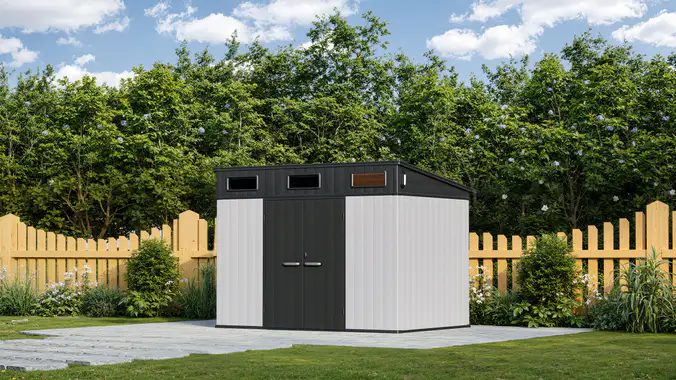 10x7-ft-pent-roof-resin-storage-shed-kc2-scene-7