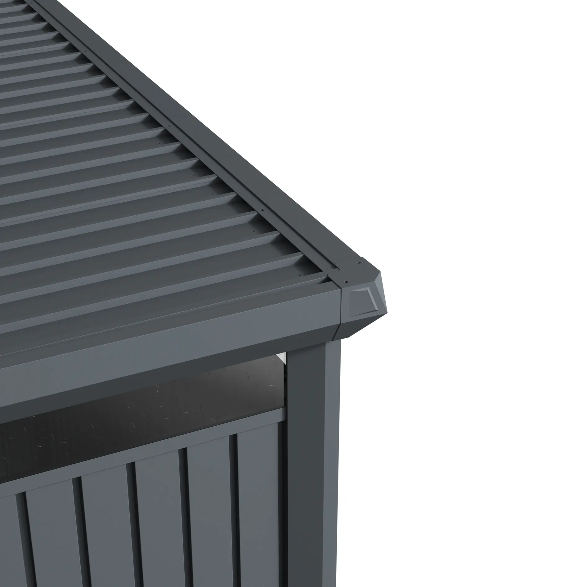 10x8-ft-flat-roof-metal-storage-shed-vertex-detail