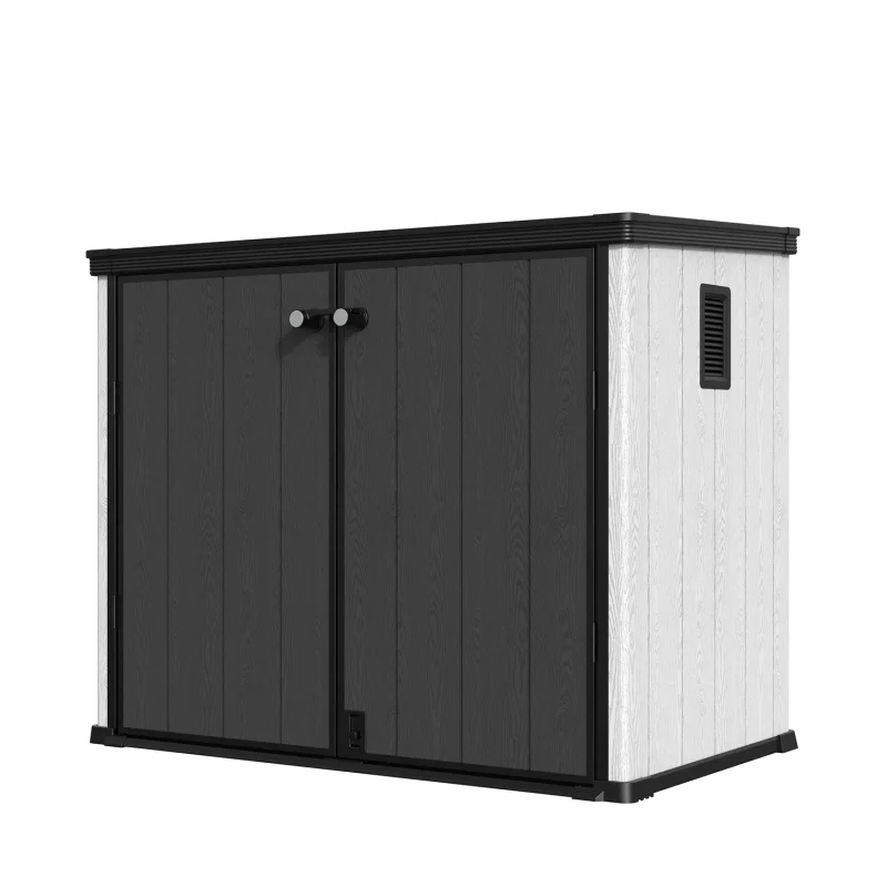 1150 L Horizontal Resin Outdoor Storage Cabinet with Fixed Roof | KC2 6 1150-l-horizontal-resin-outdoor-storage-cabinet-with-fixed-roof-kc2-product-1