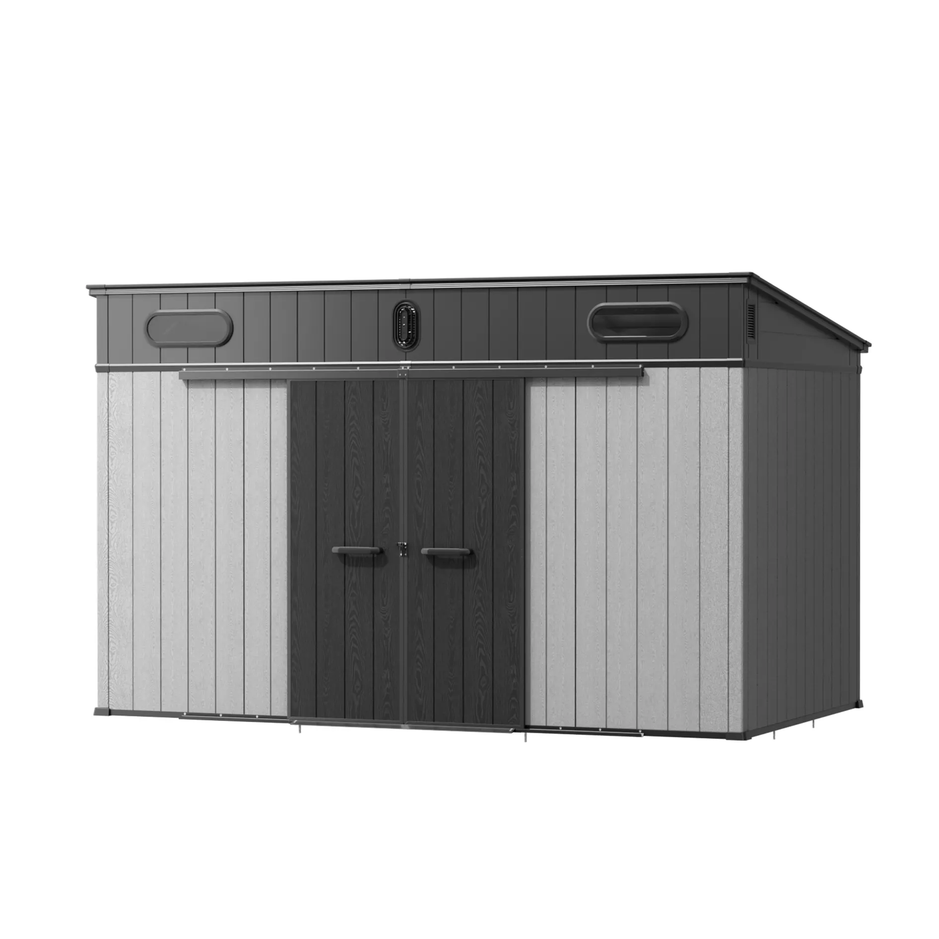 12 x 7 ft Pent Roof Resin Storage Shed | KC 5 12x7-ft-pent-roof-resin-storage-shed-kc-product-5